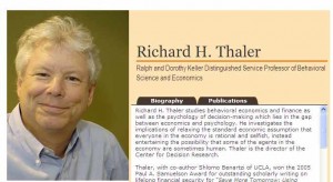 thaler Ausriss aus Homepage von Richard Thaler