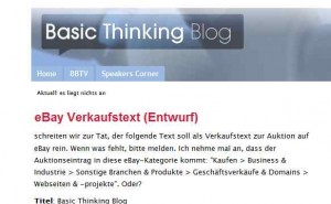 Blogausriss Basic Thinking Blog